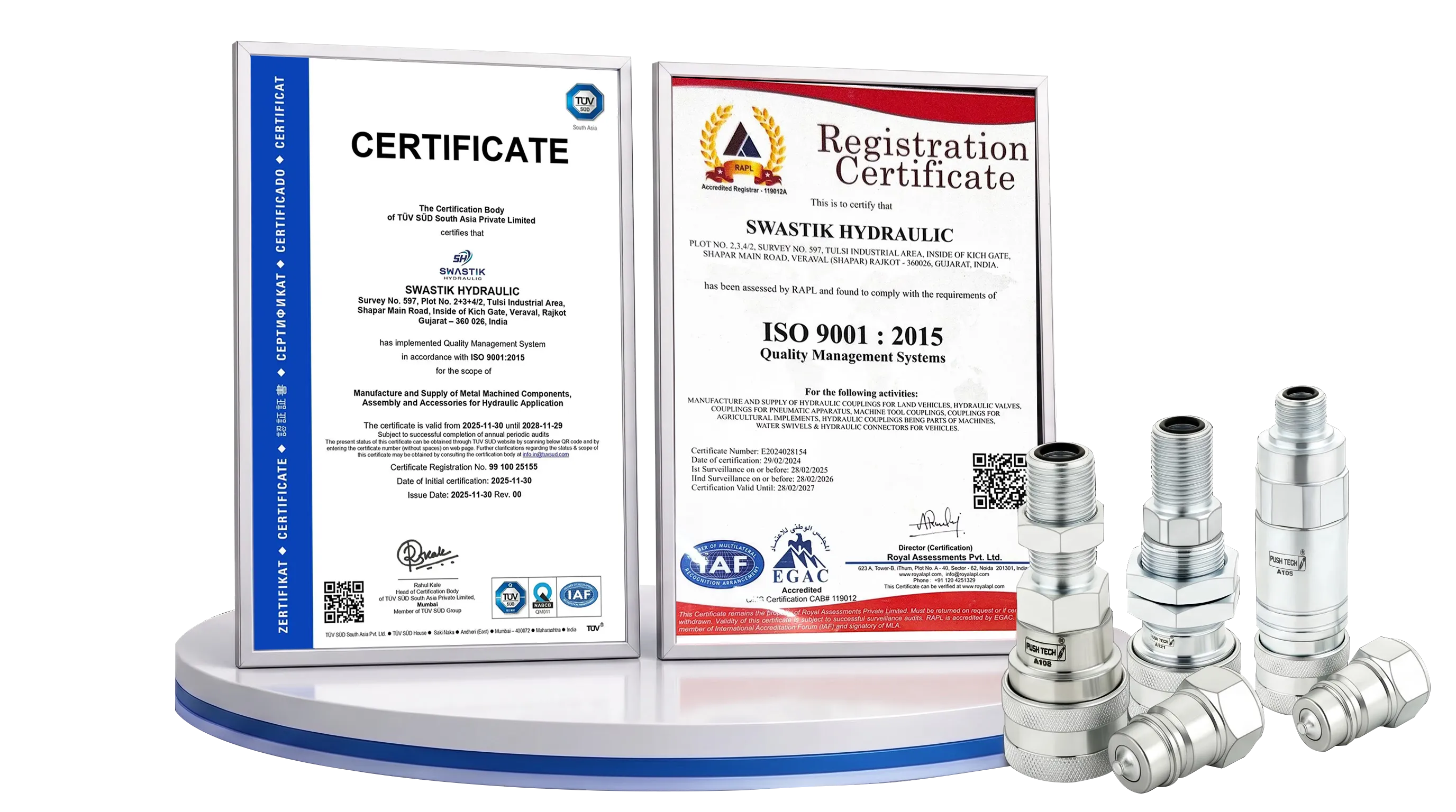 Push Tech Certificates